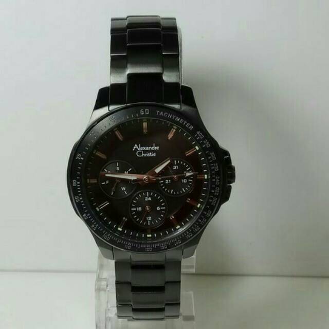 JAM TANGAN CEWEK / WANITA ALEXANDRE CHRISTIE AC 6352 FULL BLACK