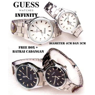 JAM TANGAN PASANGAN GUESS WATCH COUPLE INFINITY Buruan