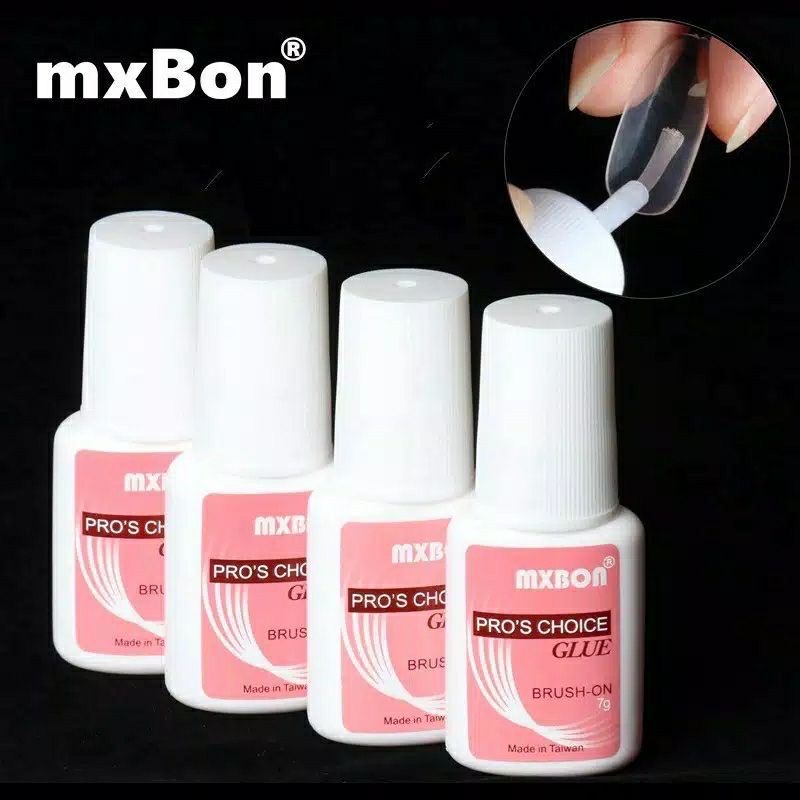 Pretty LEM CAIR Kuku Palsu Nail Tip Glue Rhinestone Aksesoris Nail Art MxBon