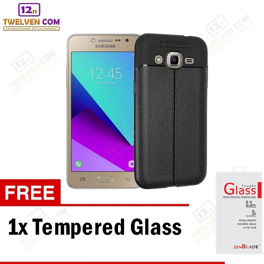 Case Auto Focus Softcase Casing for Samsung J2 Prime - Hitam + Free Tempered Glass