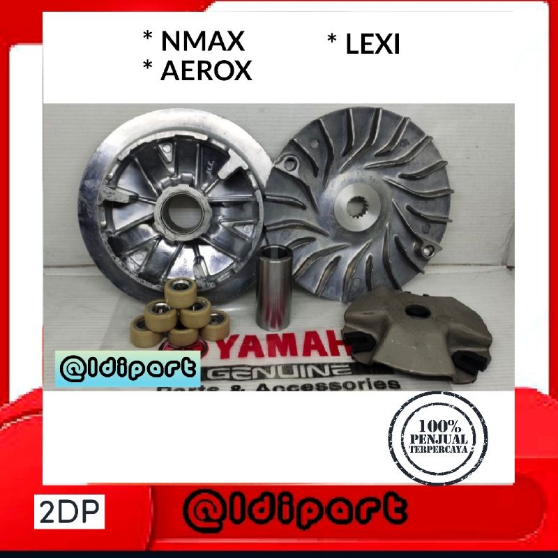 rumah roller 1set dan kipas rumah roller nmax/aerox/lexi/2dp