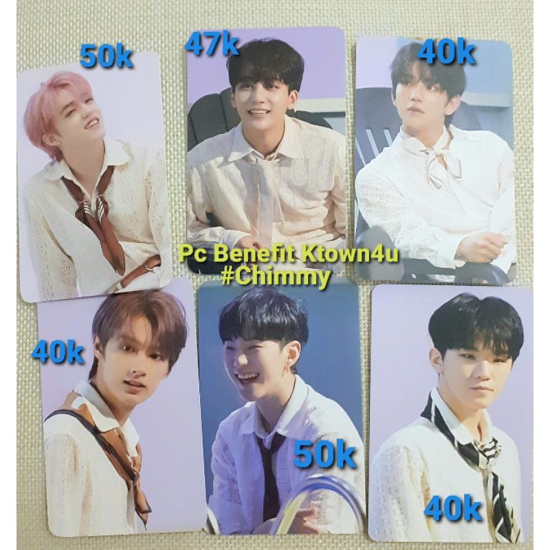 OFFICIALS PHOTOCARD SEVENTEEN KTOWN4U(SCOUPS/JEONGHAN/HOSHI/WONWOO/MINGYU)