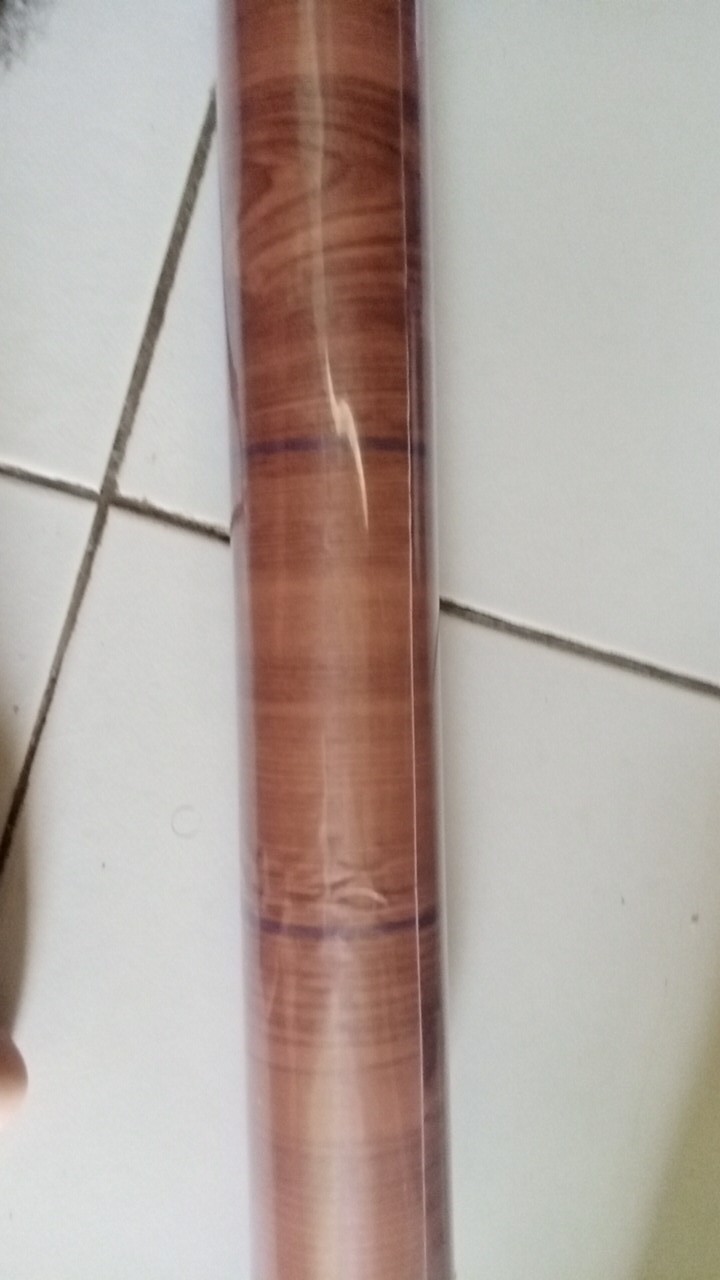 Wallpaper Sticker Kayu Coklat