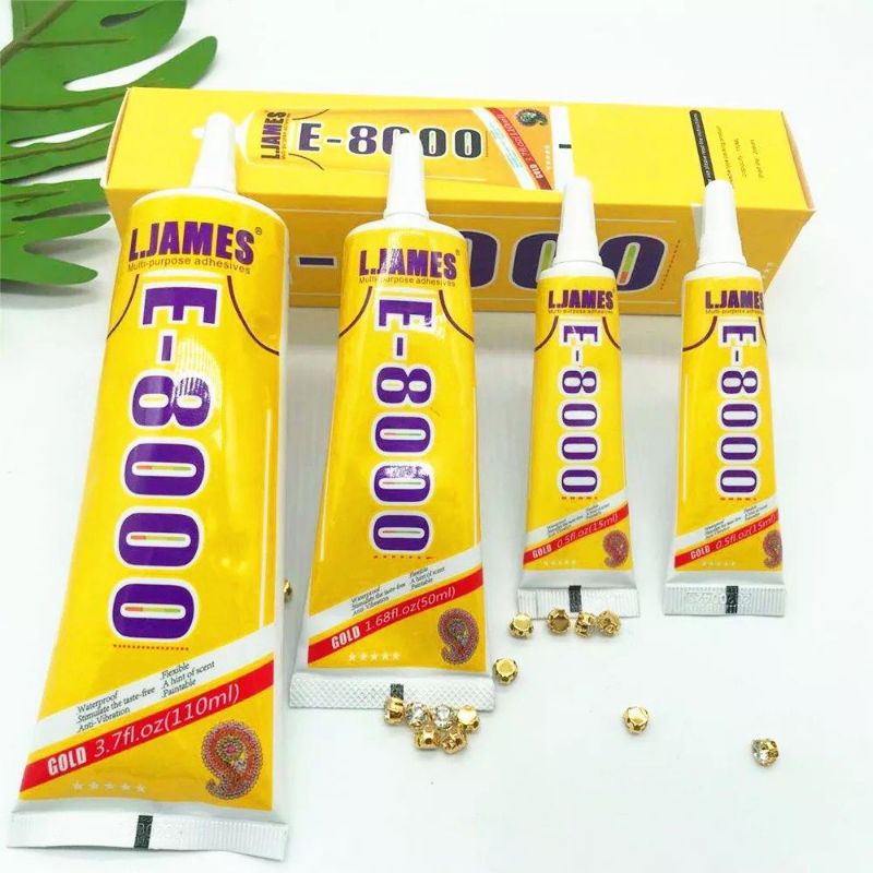 Lem Touchscreen L. James E8000 Gold / Multi Purpose Adhesive