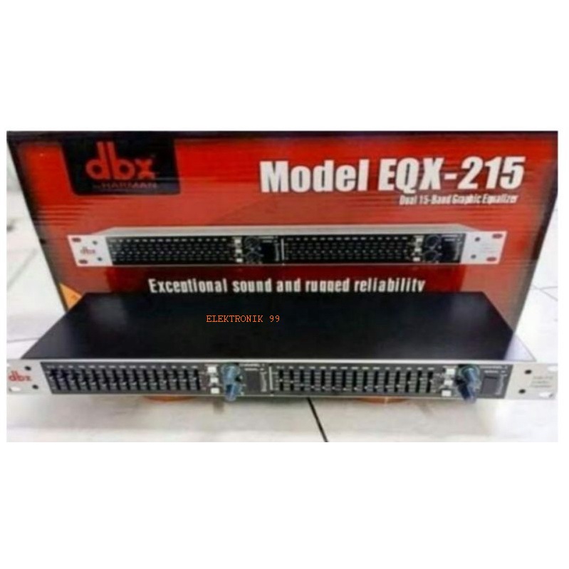 Equaer Dbx Eqx 215 Plus Subwoofer - Equalizer Dbx Eqx215 Sub
