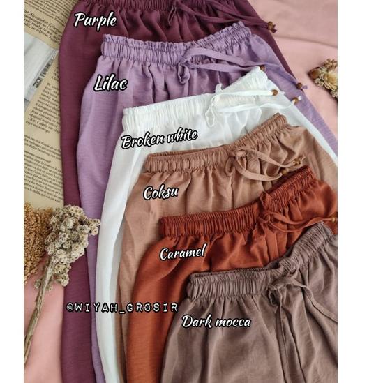 Sudah READY.. Higt waist kulot crincle premium Jumbo / crincle jumbo/kulot crincle jumbo / kulot jum