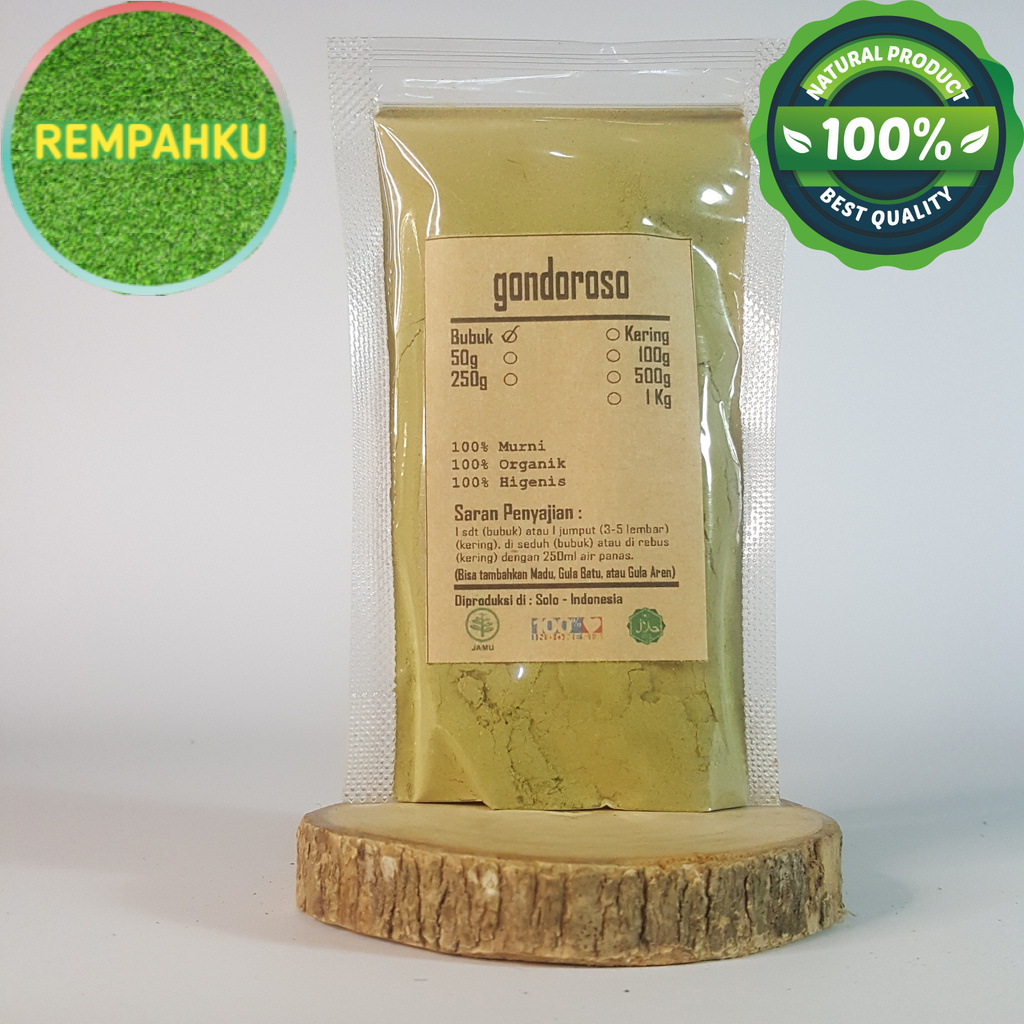 

GANDARUSA GONDOROSO BUBUK 250 GRAM - Justicia gendarussa - MURNI