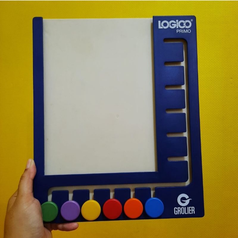 Like New Preloved Grolier Logico Primo Board Papan Alat Peraga Mainan Edukasi Anak not ELC