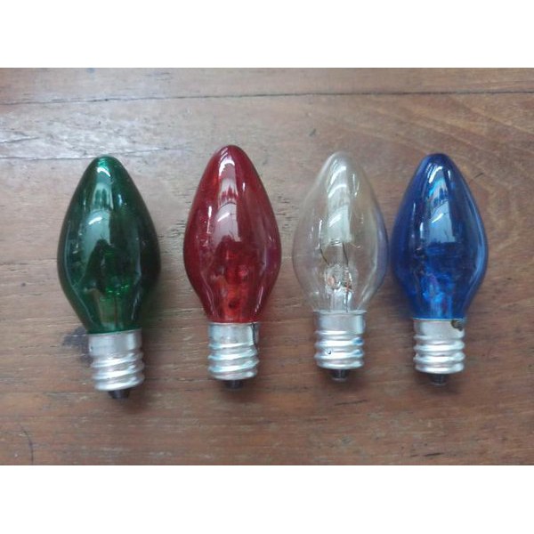 Lampu cabe lampu pengganti lampu tidur lampu E12 lampu cabai e-12 kecil dop lombok mini tidur warna