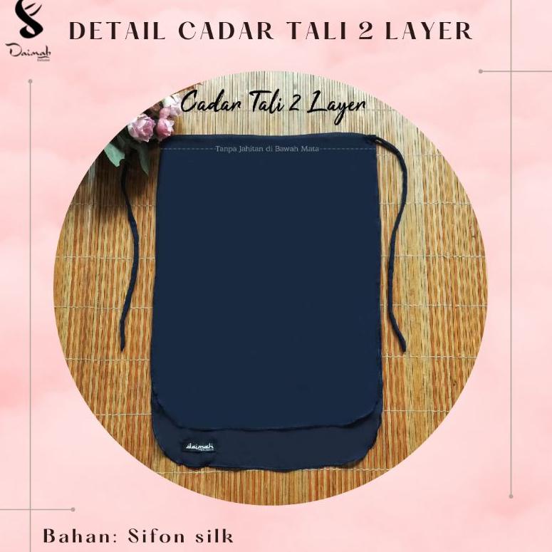 [KODE PLNS7] Cadar Tali Ikat Sifon Silk Arab 2 Layer