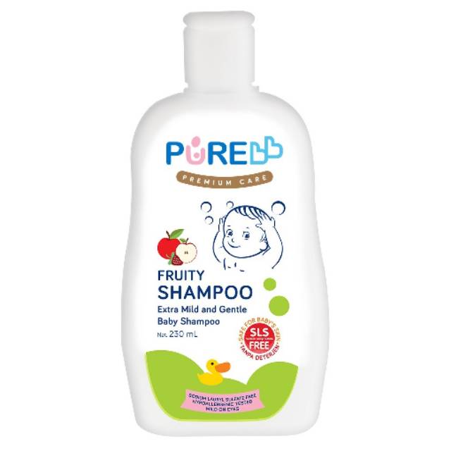 Purebb fruity shampoo 230 ml/Shampo Baby/Shp Bayi Pure