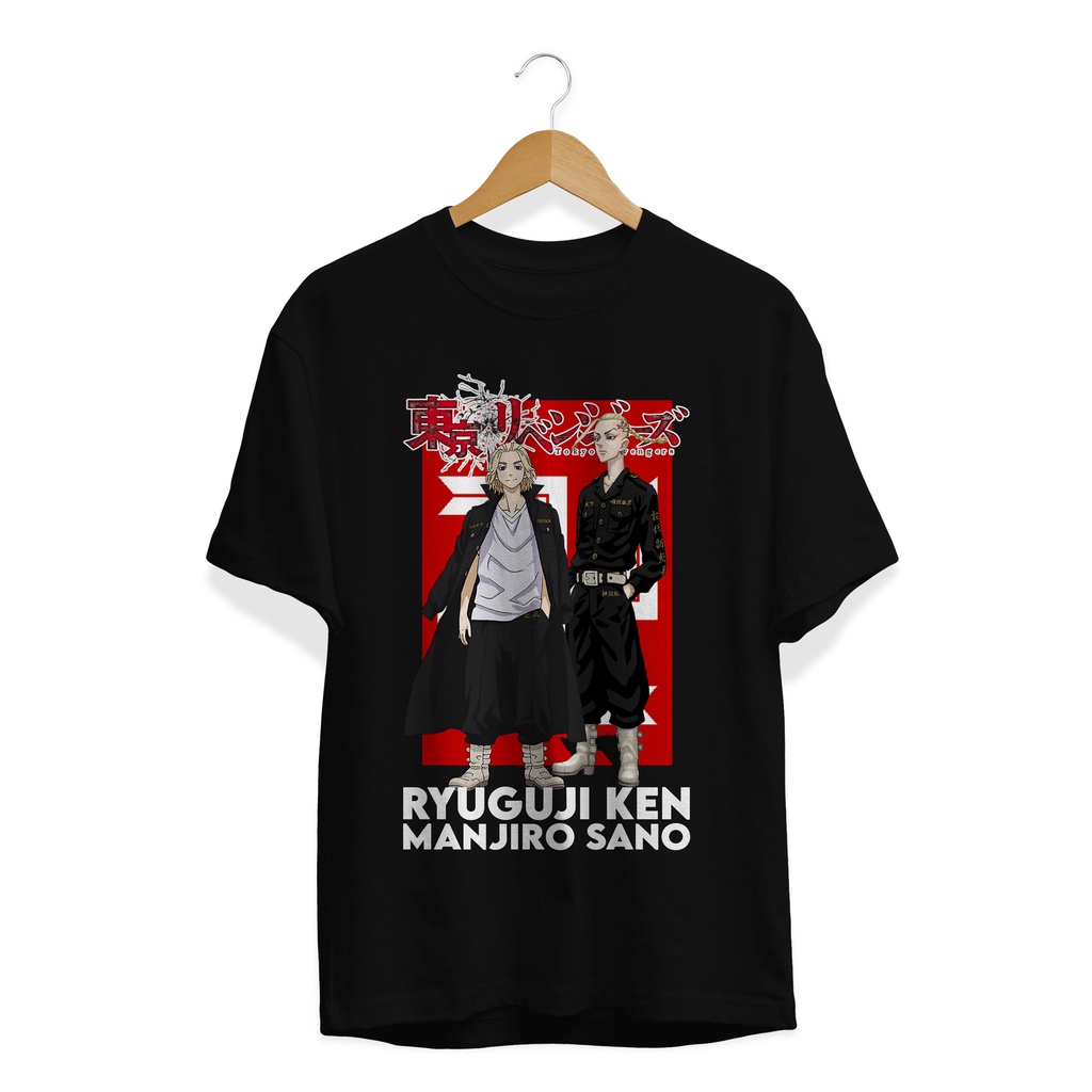 KAOS BAJU Anime Tokyo Revengers Mikey Draken Sano Manjiro Ryuguji Ken
