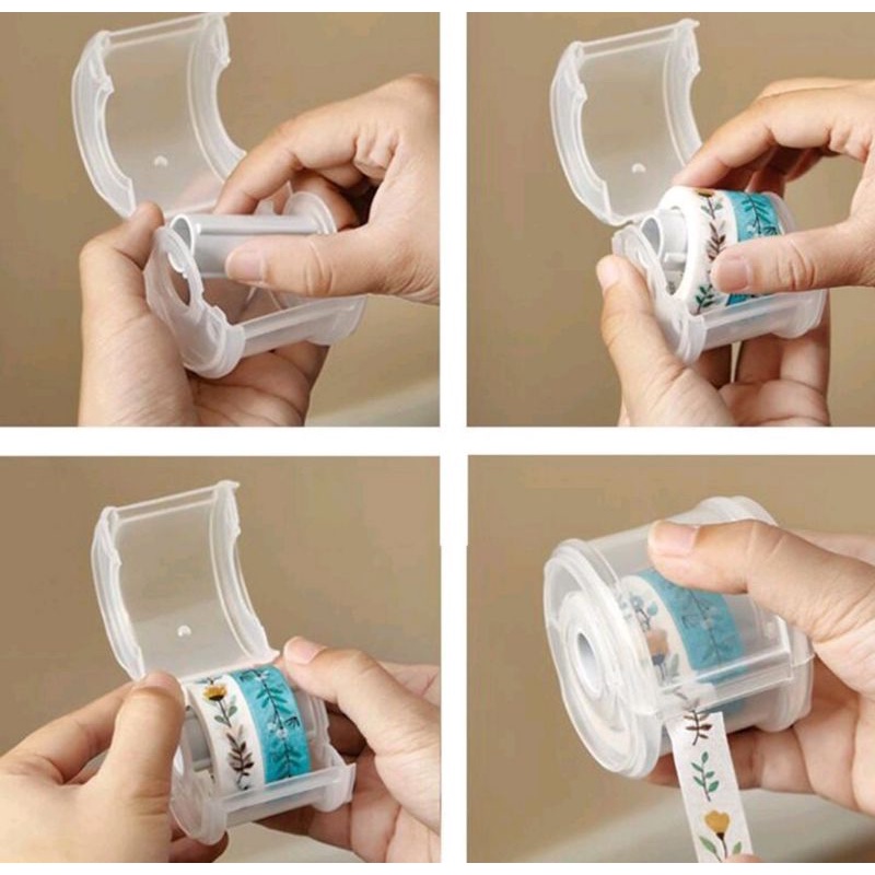 Dispenser Isolasi cutter sekolah/ perlengkapan DIY