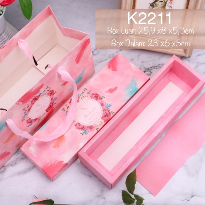 

(5pcs) K2211 Paket Kotak & Tas Cantik Kue Mooncake, Cookies, Nastar K22