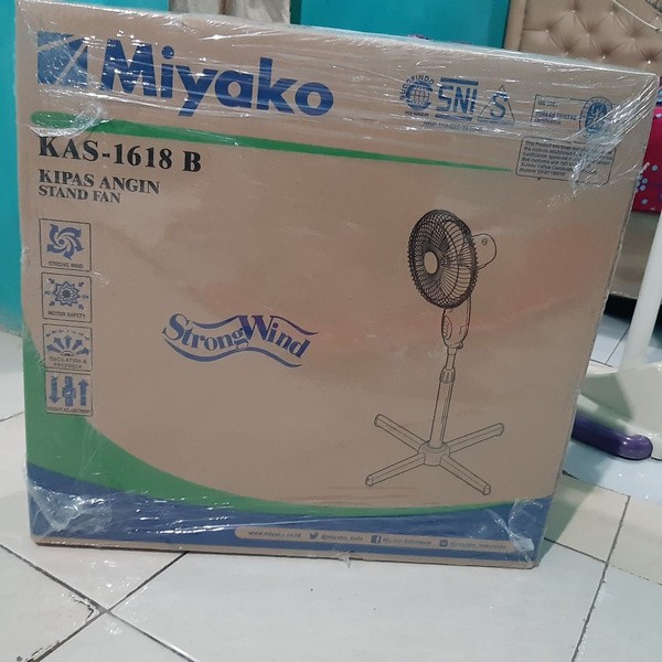 Kipas Angin Berdiri / Stand Fan Miyako KAS 1618B [16 Inch]