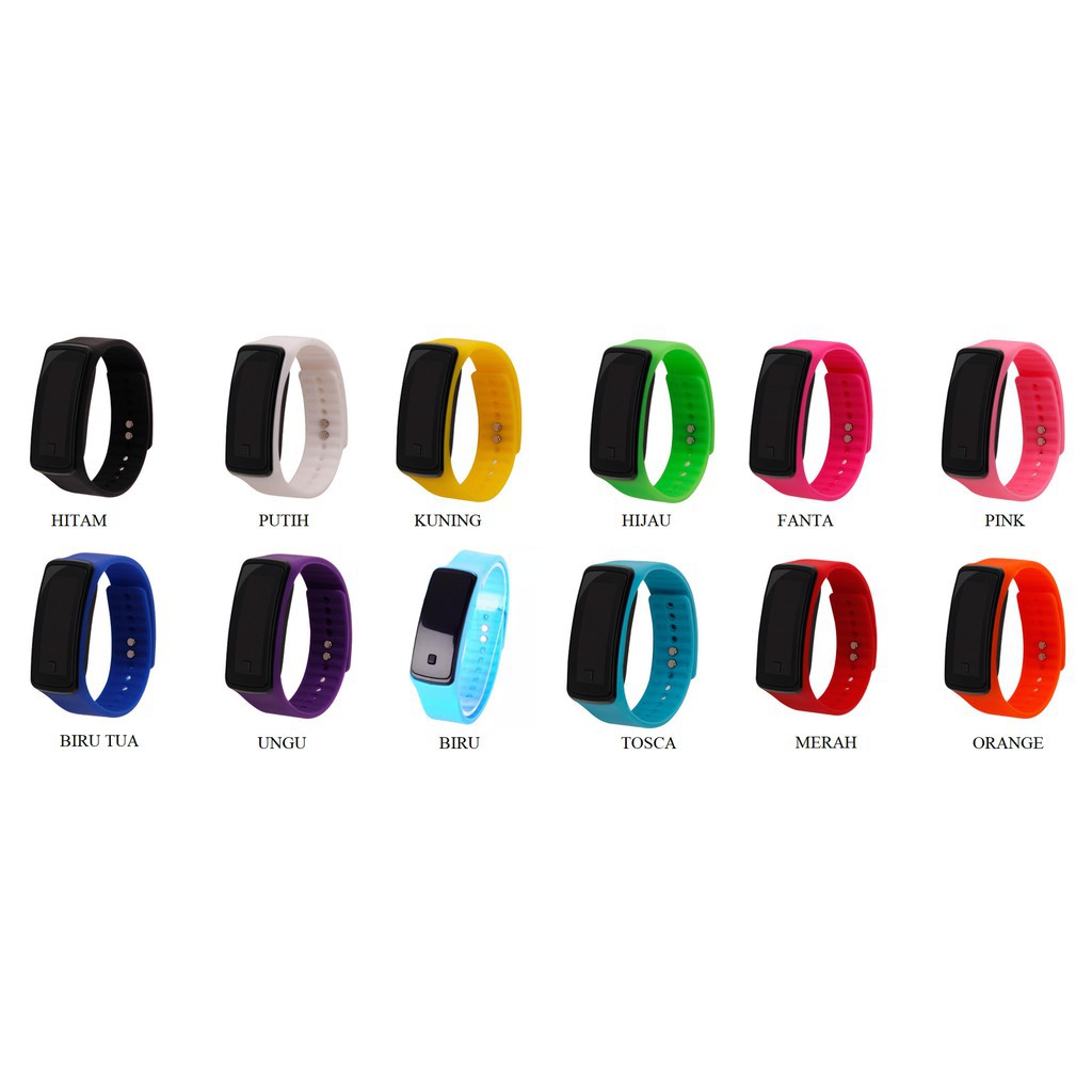 LB  JAM TANGAN LED SPORT DIGITAL FASHION WANITA PRIA JAM TANGAN MURAH BATAM IMPORT