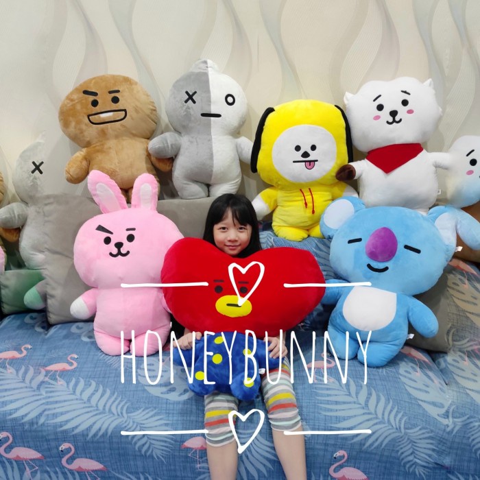 COD - boneka bts bt21 unofficial super jumbo besar - Berdiri RJ