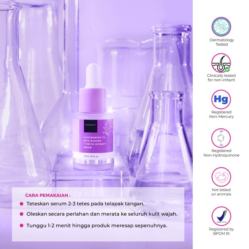 SCARLETT Whitening Niacinamide 5% Serum | Retinol Serum 30ml