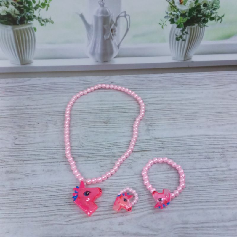 Kalung Anak Cantik Mutiara Cantik Liontin Cute Gelang Lucu Cincin Imut