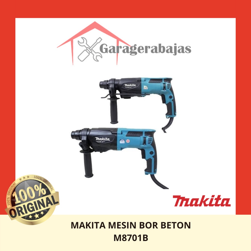 Makita M8701B Bor Beton M 8701 B 26 / M8701 B26 Rotary Hammer Mesin