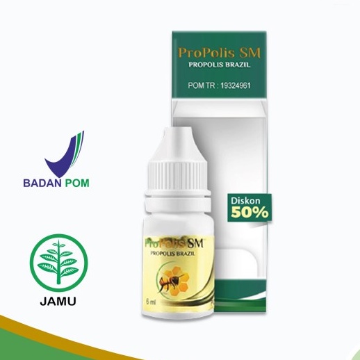 Obat Tetes Propolis SM Proropolis Brazil 6 ML - 100% ORIGINAL [Berkhasiat Tinggi]
