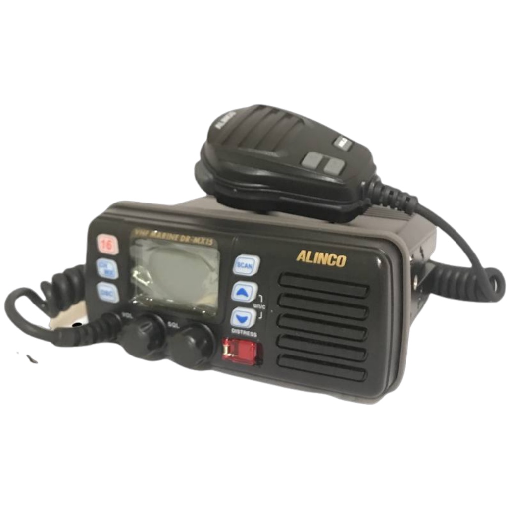 ALINCO RADIO RIG DR-MX15 MARINE VHF WATERPROOF IPX7 NEW ORIGINAL GARANSI RESMI POSTEL