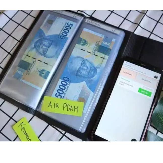 

┴ [READY] Dompet Pengatur Keuangan/Pos Pengeluaran Rumah Tangga Bulanan ┴