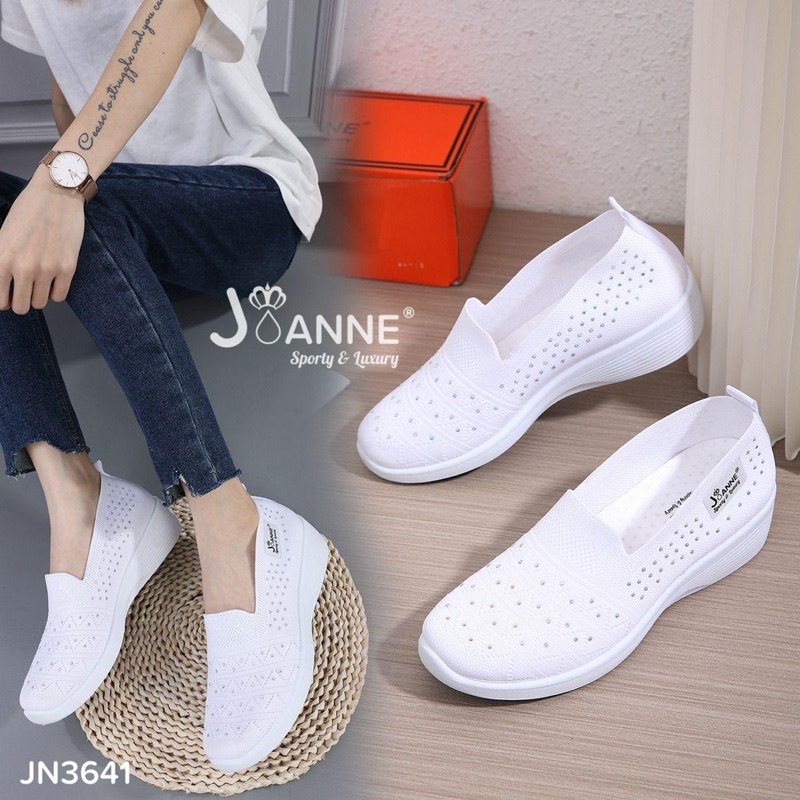 JOANNE HighSole Slip On Shoes JN3641 [ORIGINAL BRAND]