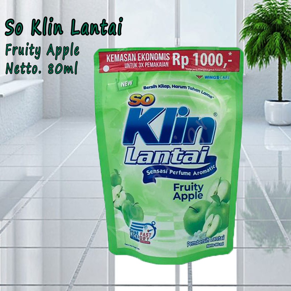 So klin * Lantai * Aroma * Fruity Apple * 60ml