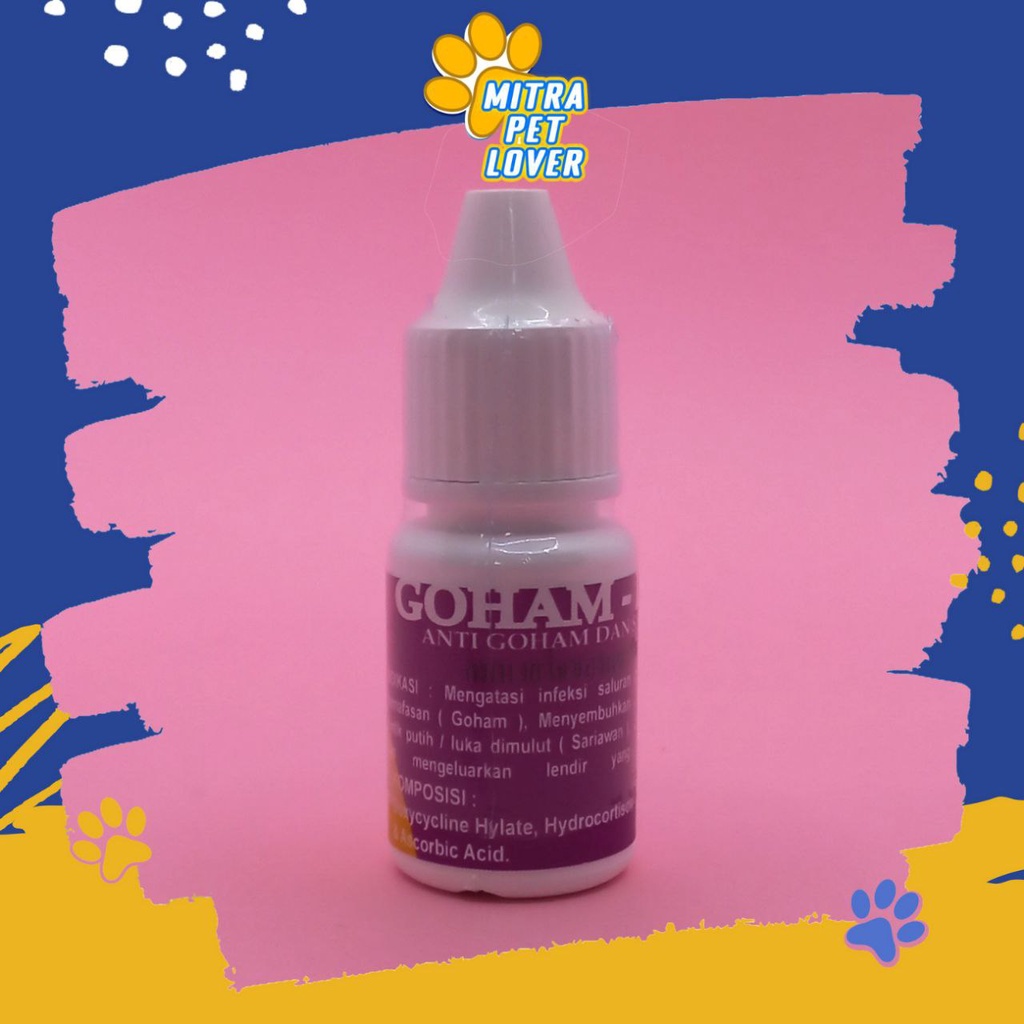 OBAT ANTI GOHAM DAN SARIAWAN MERPATI - GOHAM DROP MERPATI 15 ML ORIGINAL - ATASI INFEKSI SALURAN PERNAFASAN KELUARKAN LENDIR - AMAN SEHAT PET ANIMAL HEALTHCARE AND VETERINARY TAMASINDO KESEHATAN DAN VITAMIN TERNAK HEWAN BINATANG PELIHARAAN MITRAPETLOVER