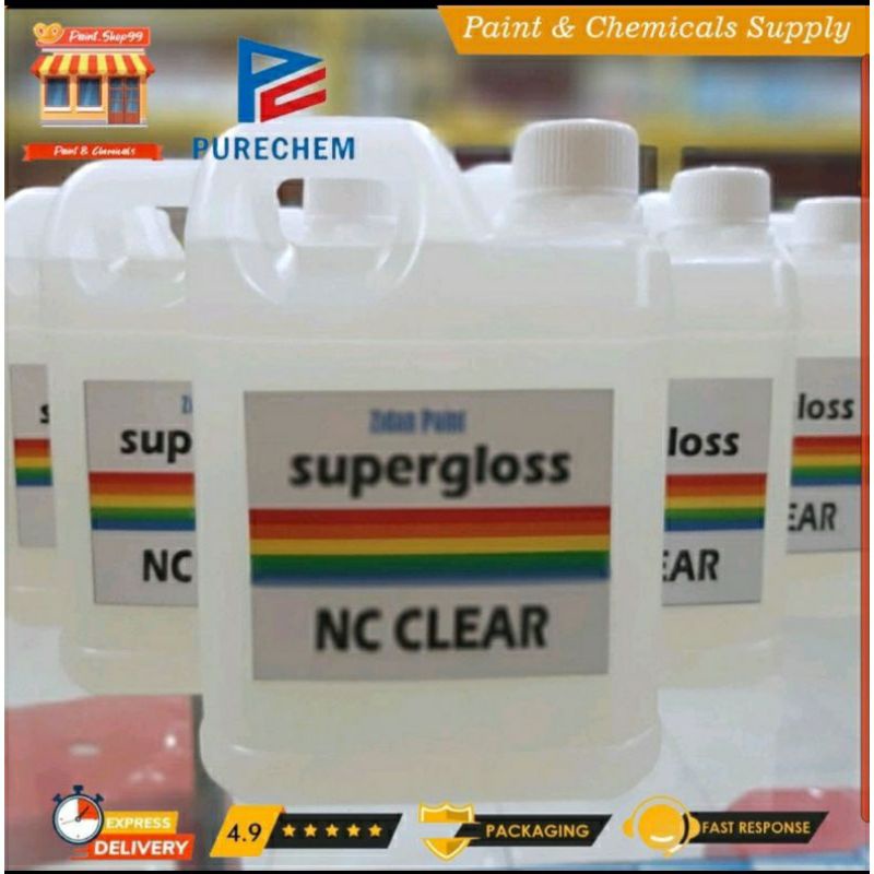 Nc Clear Super Gloss / Pernis Mobil Motor Kayu / 5 Liter