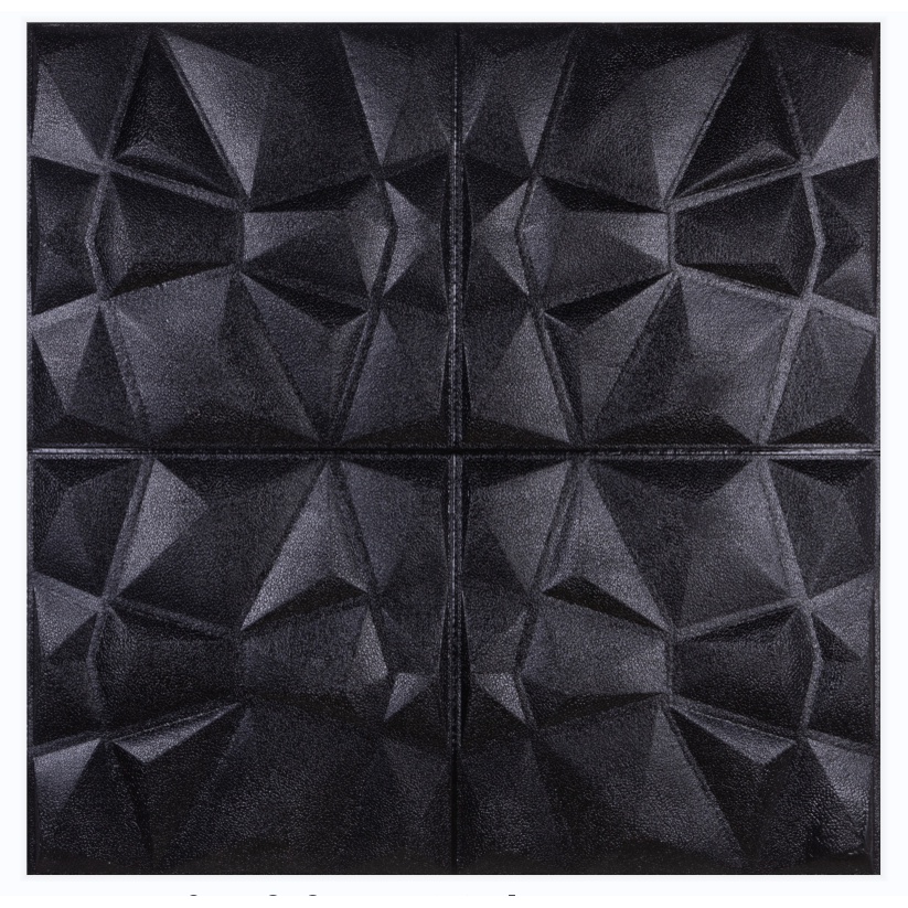 [COD] Wallpaper Dinding Stiker Wallfoam 3D Sticker Dekorasi Kamar Rumah Murah [Seri X] 70cmx70cmx6mm-W.ABU