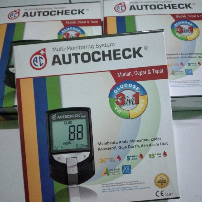 alat cek gula darah asam urat colestrol Auto check