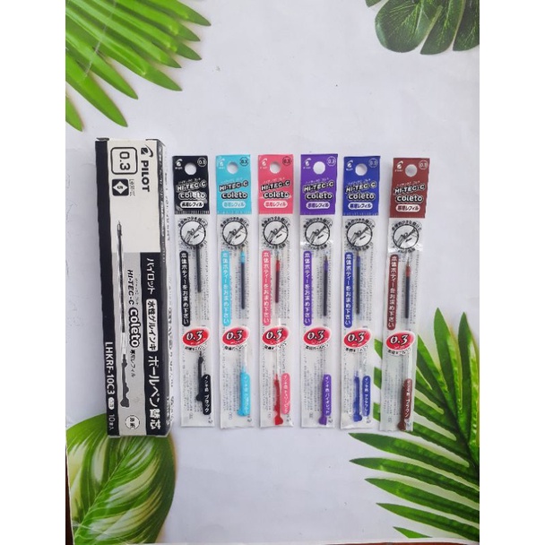 

PILOT Refill Pen Hi-Tec-C Hi Tec C Coleto LHKRF-10C3 0.3 10C4 0.4 Isi Ulang Pulpen