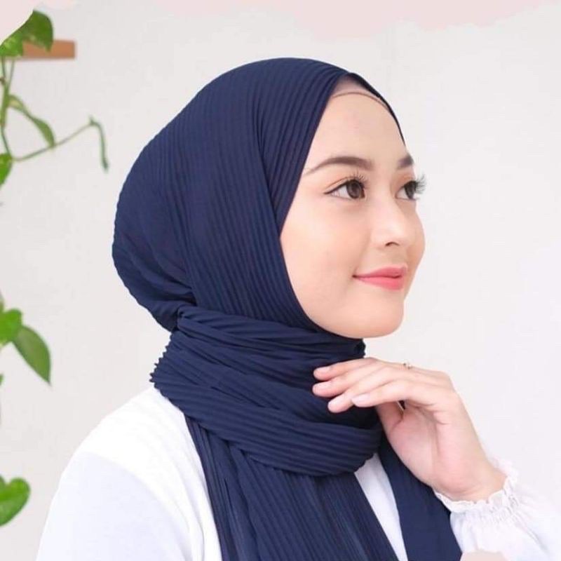 PASMINA FULL PLISKET PREMIUM MURAH/DIAMOND CRAPE