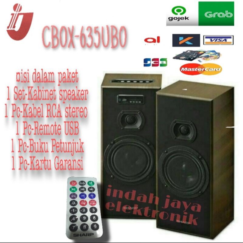 Speaker Active Sharp type CBOX-635UBO
