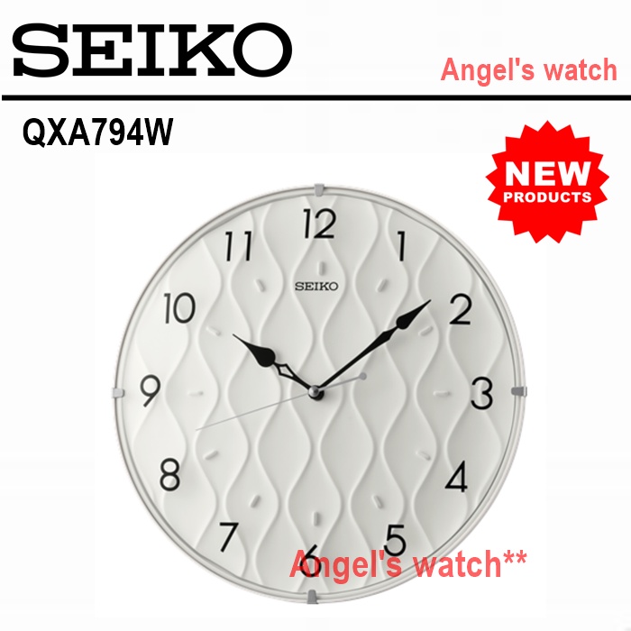 ANGELSWATCH JAM DINDING SEIKO NEW MODEL WALL CLOCK SEIKO ORIGINAL GARANSI 1 TAHUN QXA794 QXA794W QXA794K ORIGINAL