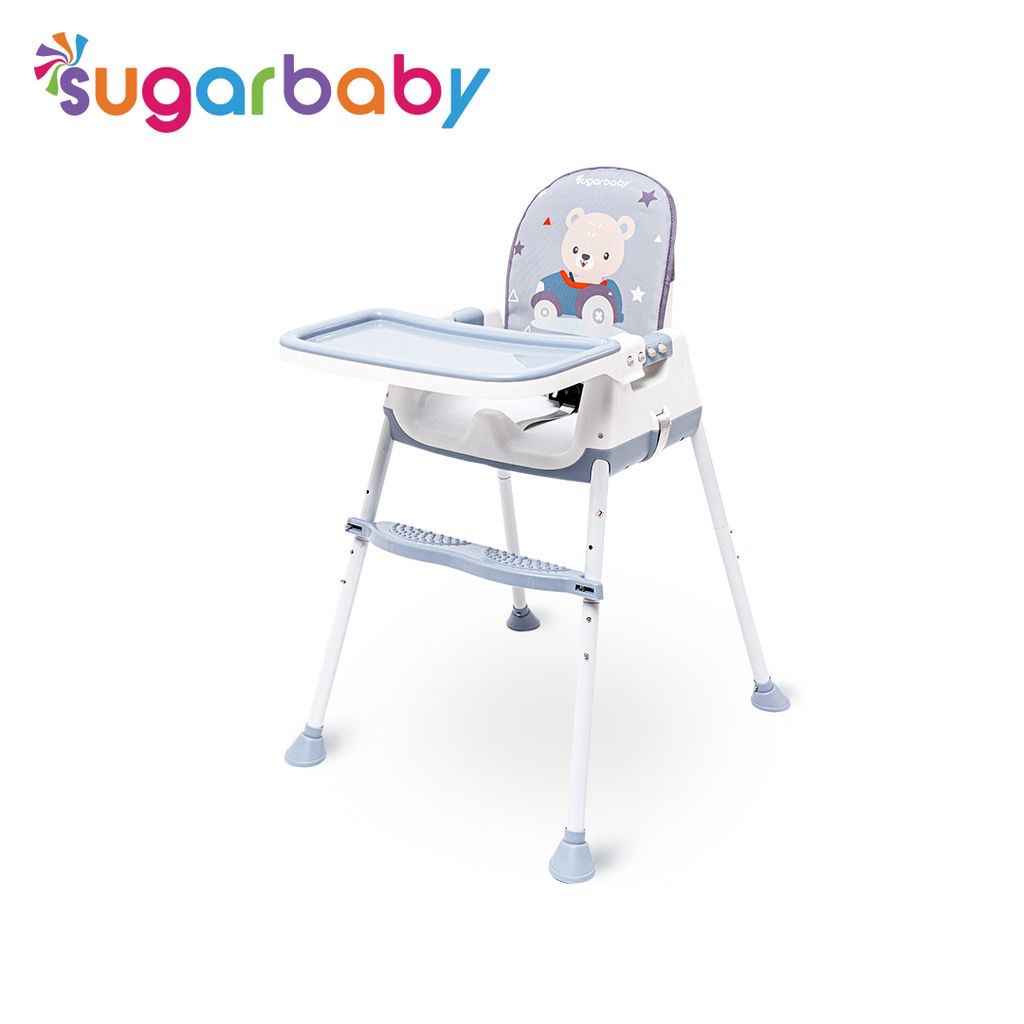 [FREE BUBBLE WRAP] Sugar Baby Fun Chair Convertible Baby High Chair 6in1 Kursi Makan Bayi