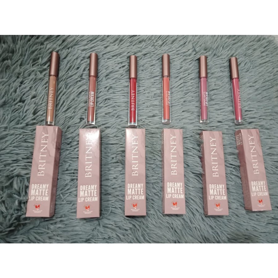 Lip Cream Purbasari Britney Dreamy Matte