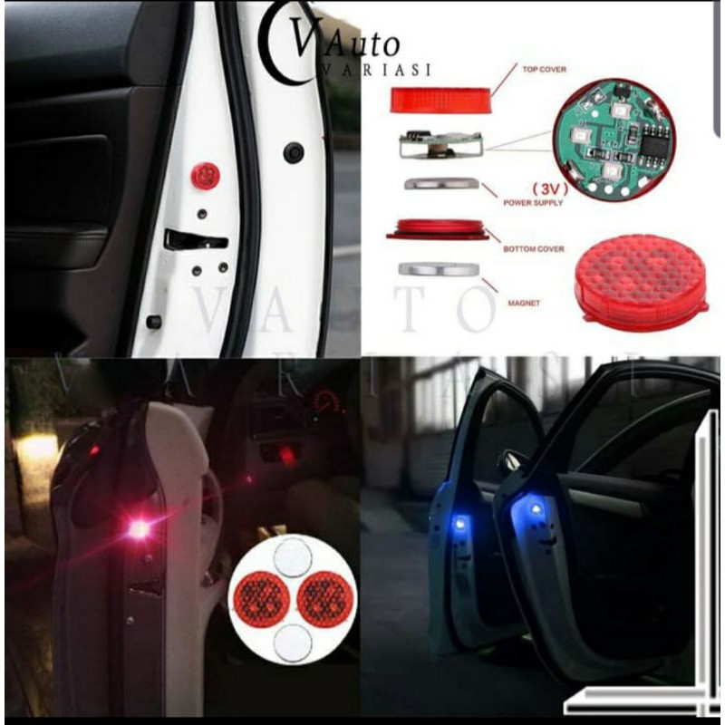 Lampu Pintu Wireless Door Warning Light Safety No.1