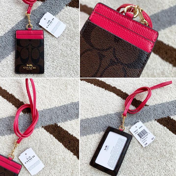 

Tidak Diragukan.. card holder / Coach F65573 original/ Kartu kerja /tag / lanyard/ name tag holder/ID Card holder