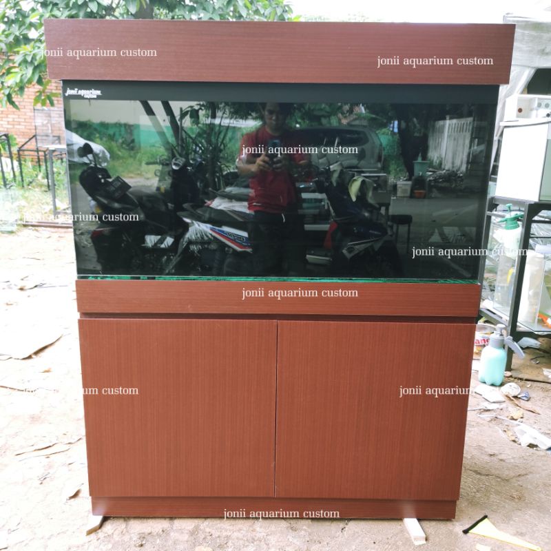 aquarium kabinet 120x60x60 10mm rangka hollo
