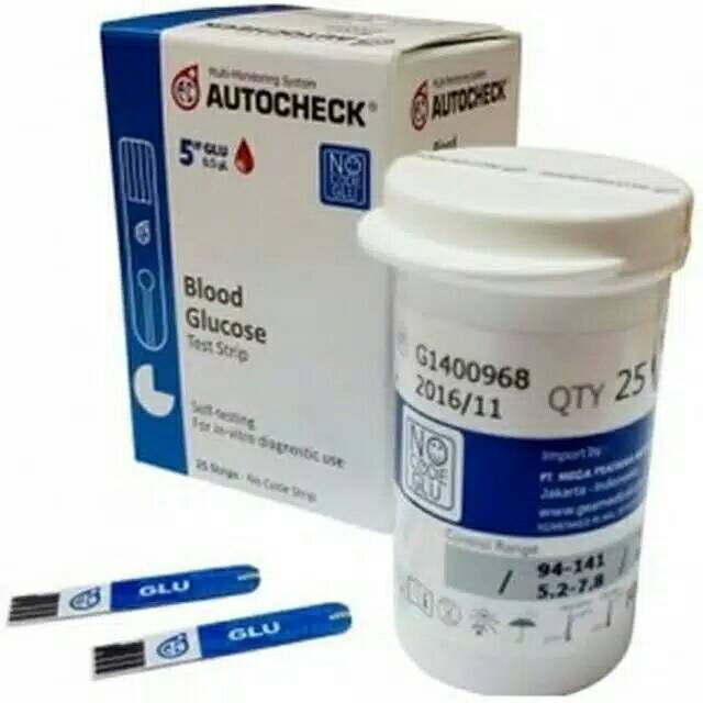 Strip glucose autocheck