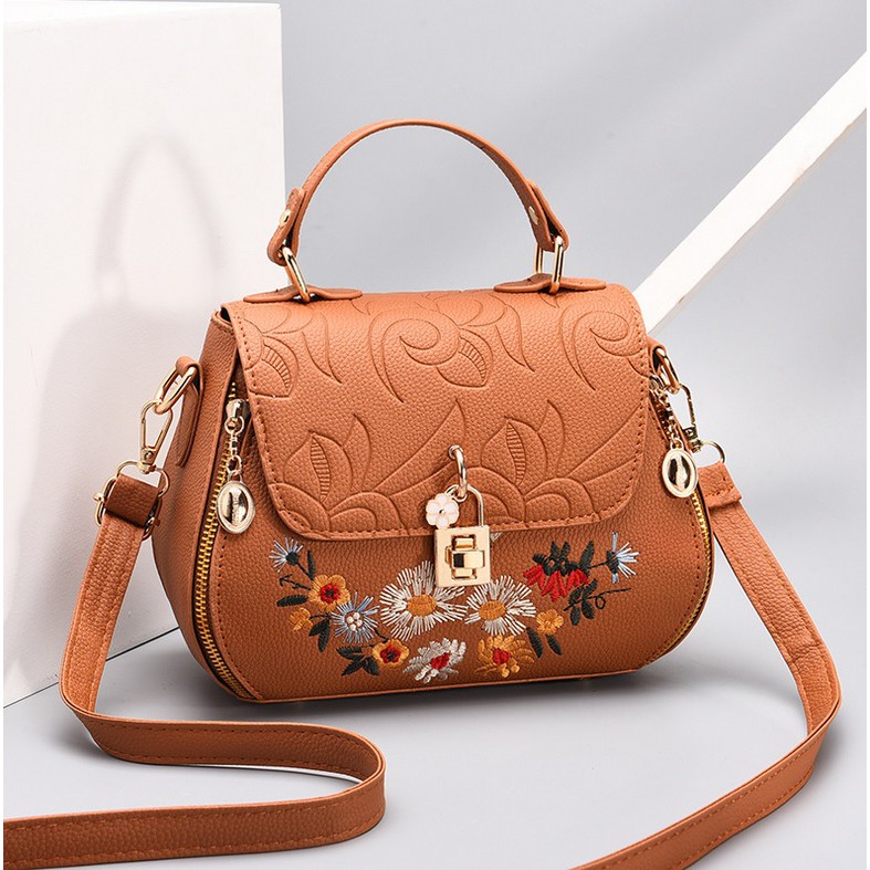 TAS HAPPY GT1327 Tas batam import wanita model slingbag 1kg bisa 2 tas