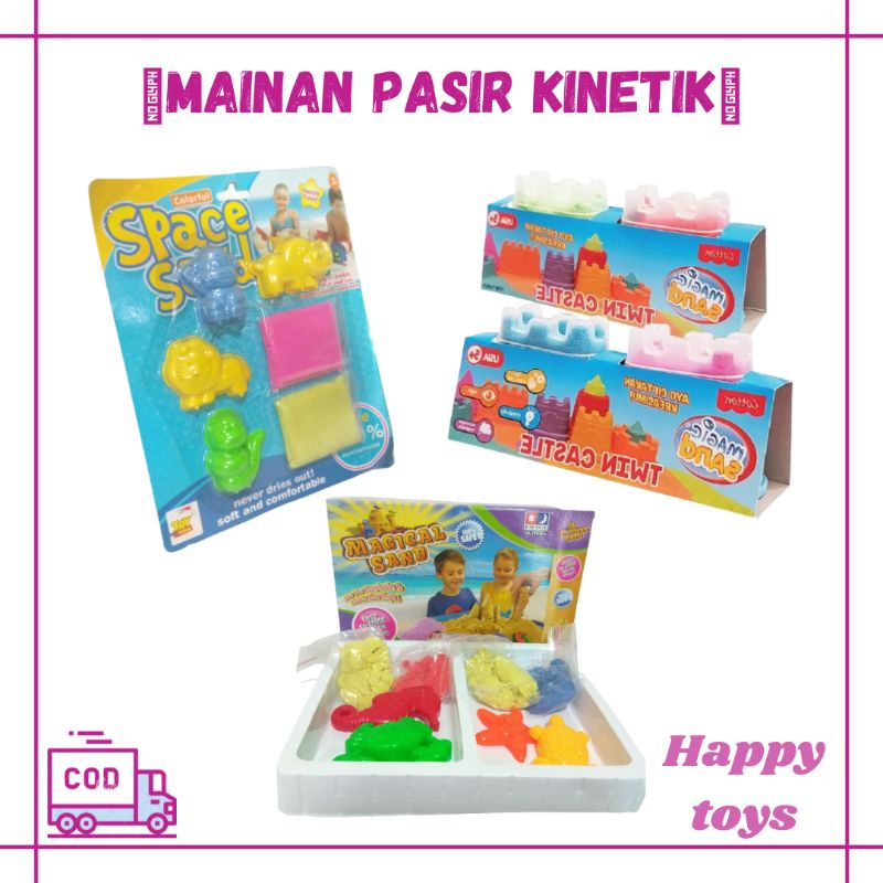 Mainan Pasir Ajaib Pasir Kinetik Pasir Pasiran Magic Sand Mainan Anak Cewe Reffil Pasir Kinetik G9