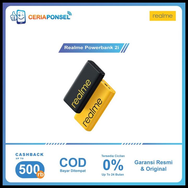 Realme Powerbank 2I 10000Mah Quick Charge Dual Output Original
