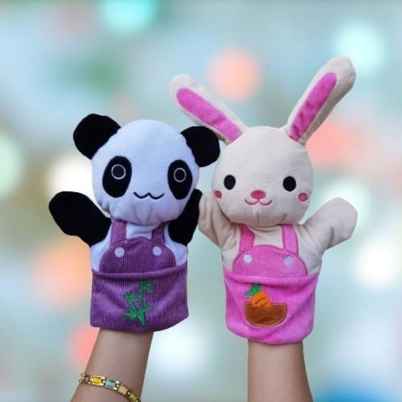 BONEKA TANGAN HAND PUPPET PANDA KELINCI