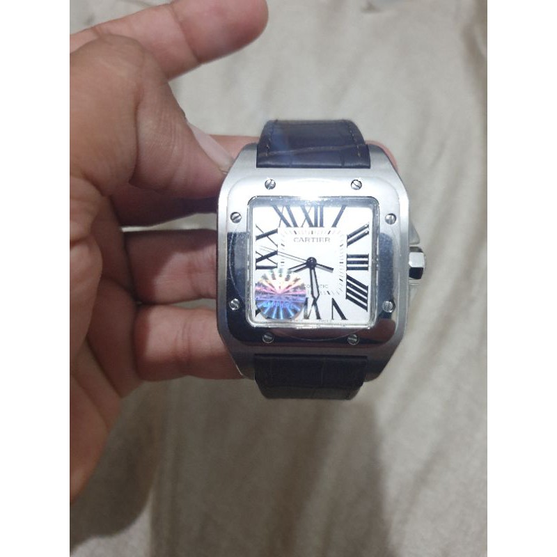 Jam tangan Cartier Pre Owned Santos Automatic