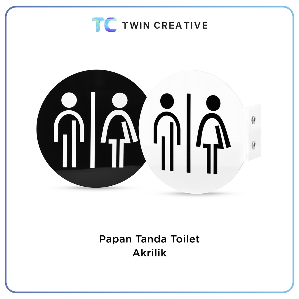 Jual Papan Toilet Sign Acrylic Men Women Papan Tanda Toilet Akrilik Shopee Indonesia