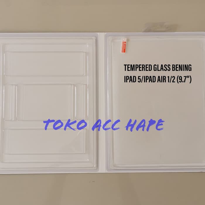 TEMPERED GLASS IPAD 5/IPAD AIR 1/IPAD 6/IPAD AIR 2 (9.7&quot;) KACA BENING/CLEAR TERMURAH